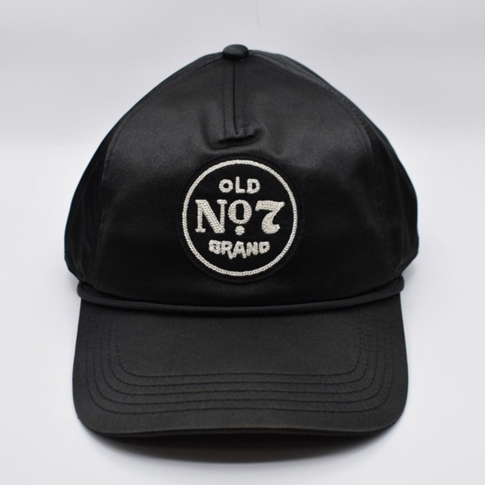 American Needle Jack Daniels Old No. 7 Brand Snapback Hat Cap Black White NWT